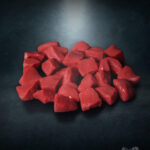 Hirschgulasch aus Pommern roh – gewürfeltes Wildfleisch