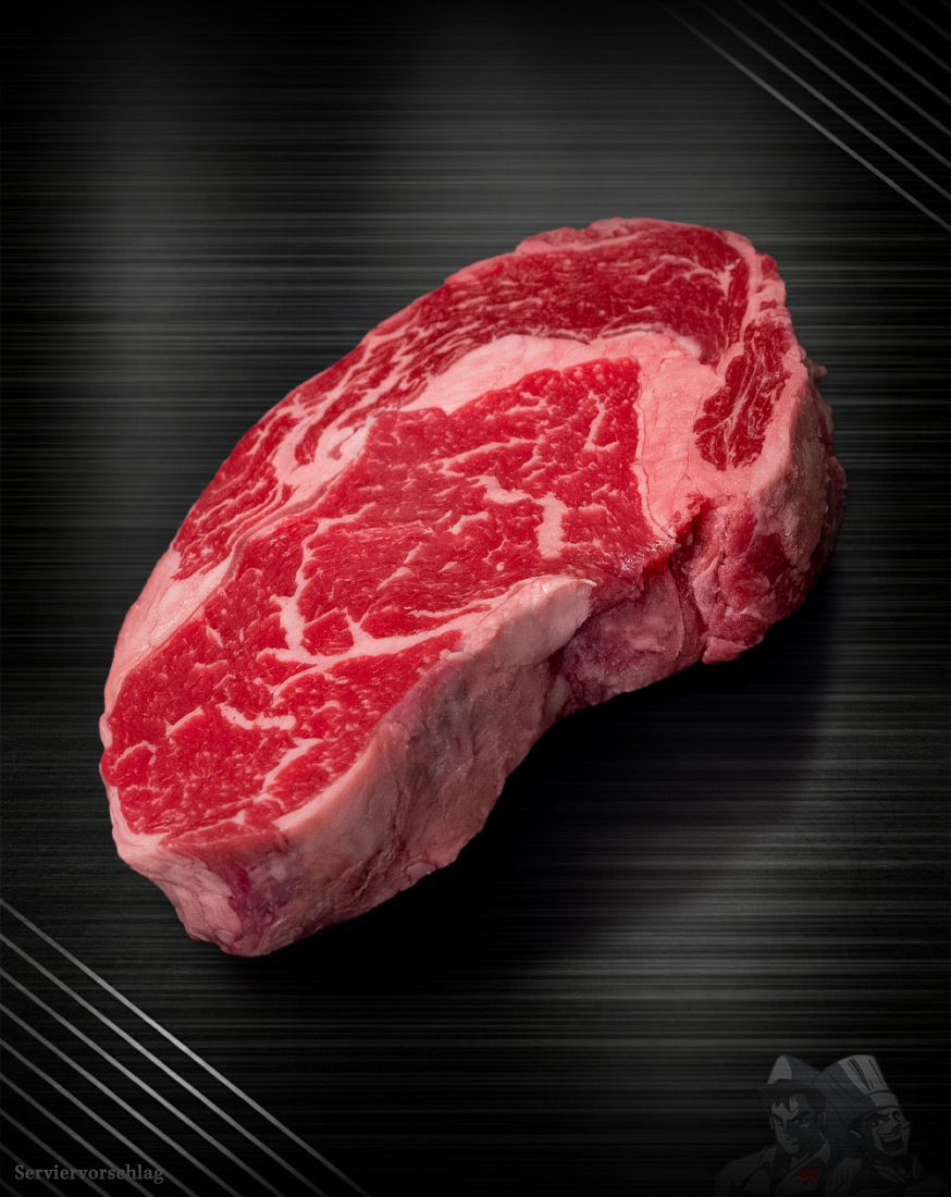Creekstone Farms Ribeye Steak Ribeye Steak Creekstone Farms – roh mit Marmorierung