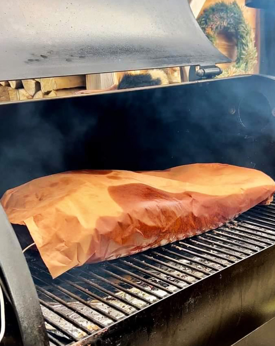 Brisket Bundle, Butcherpaper Brisket Bundel