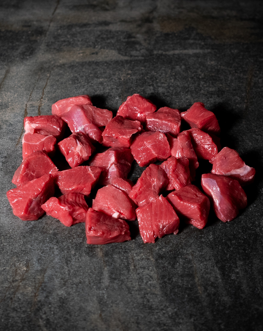 Lammgulasch aus Neuseeland – Weidelamm von Fleischer & Koch Zartes Lammgulasch aus Neuseeland von Fleischer & Koch