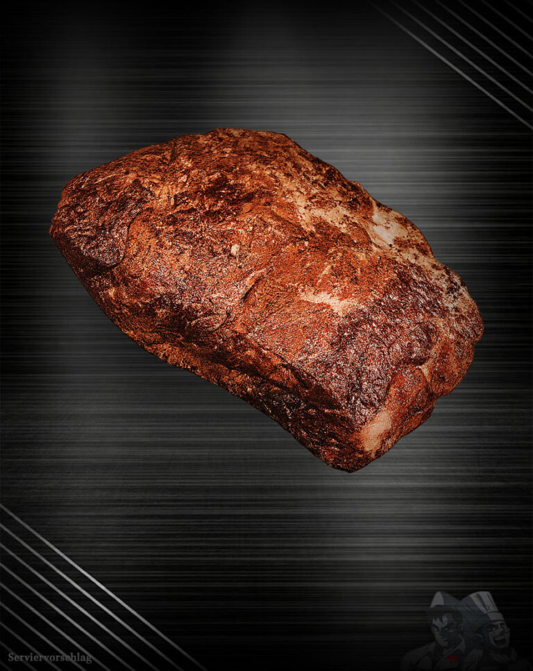 Perfekt gegarter Sous Vide Schweinenacken. Sous Vide Schweinenacken auf Holzbrett angerichtet