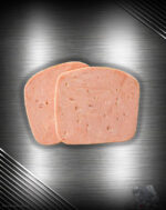 Fleischkäse klassisch aus Deutschland im Rohzustand auf hochwertigem Hintergrund