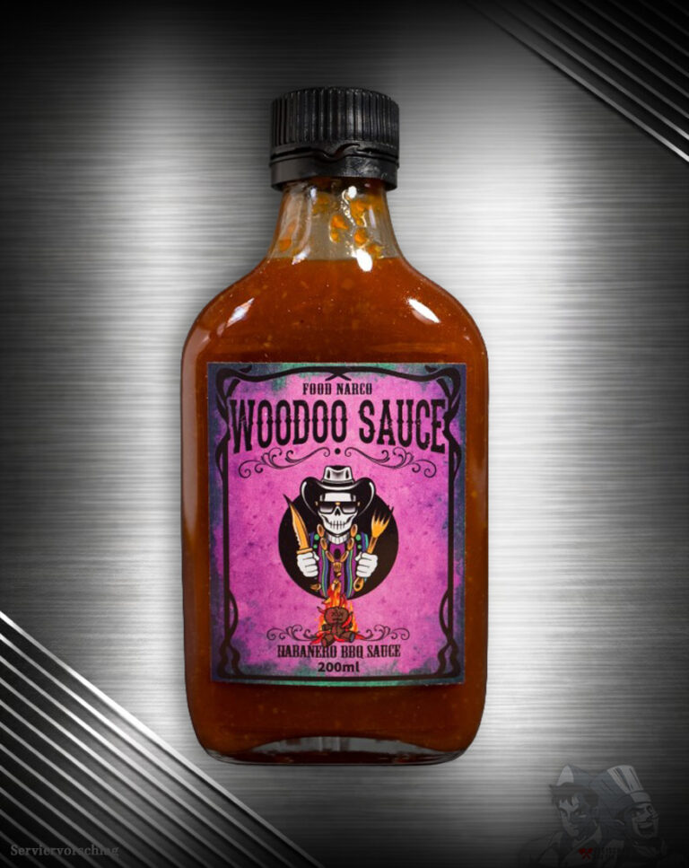 Food Narco würzige Habanero BBQ Sauce mit Knoblauch und Ingwer